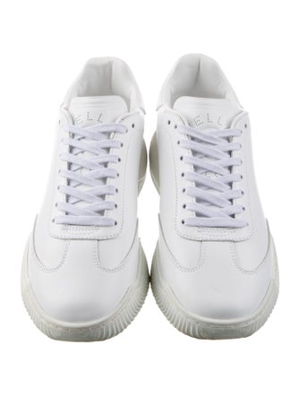 Stella McCartney Leather Striped Sneakers