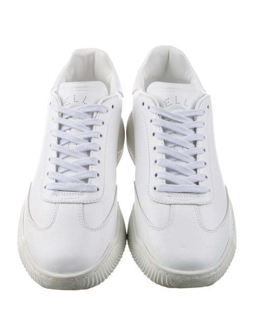 Stella McCartney Leather Striped Sneakers