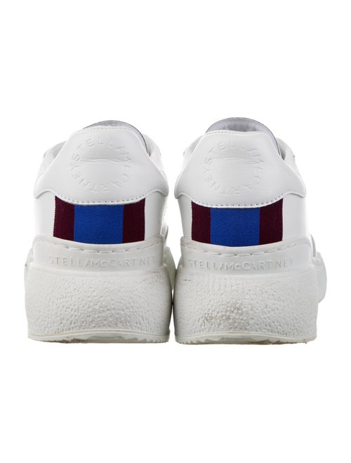 Stella McCartney Leather Striped Sneakers