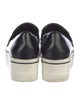 Stella McCartney Patent Leather Chain-Link Accents Loafers