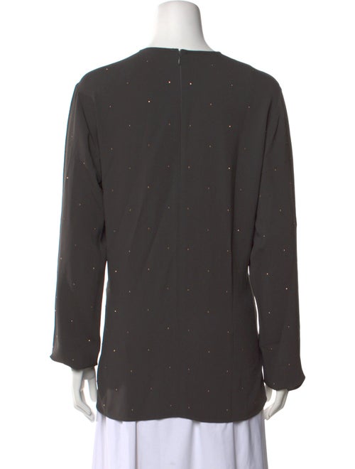 Stella McCartney Bateau Neckline Long Sleeve Blouse