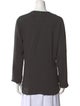Stella McCartney Bateau Neckline Long Sleeve Blouse