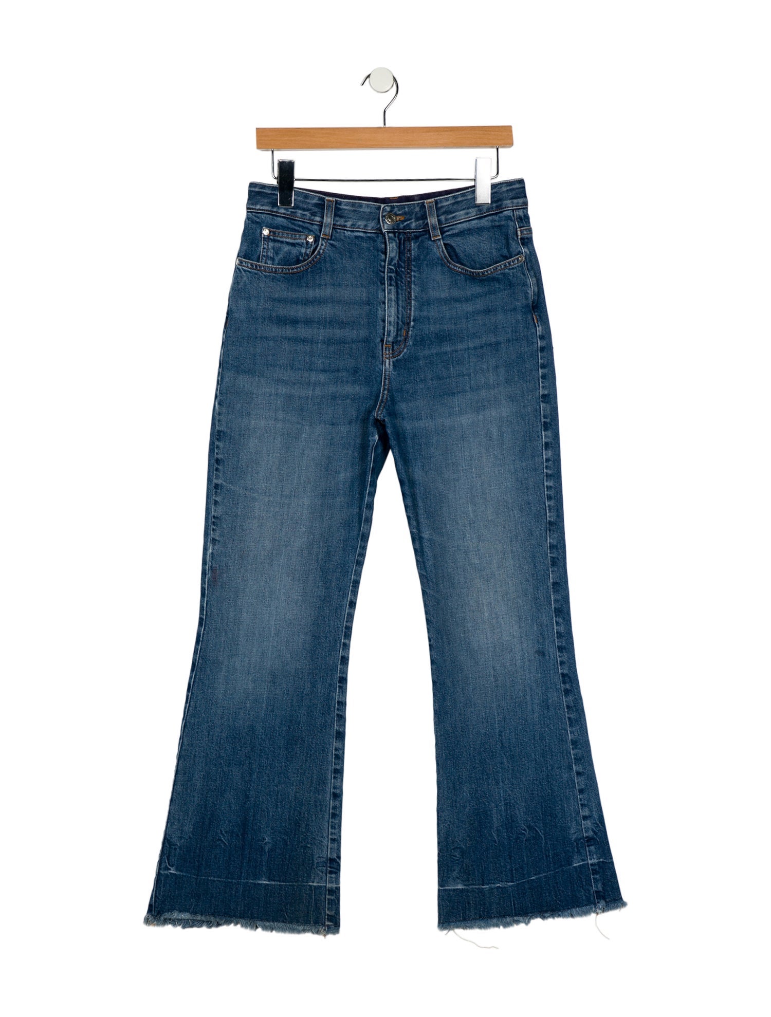Stella McCartney High-Rise Wide Leg Jeans