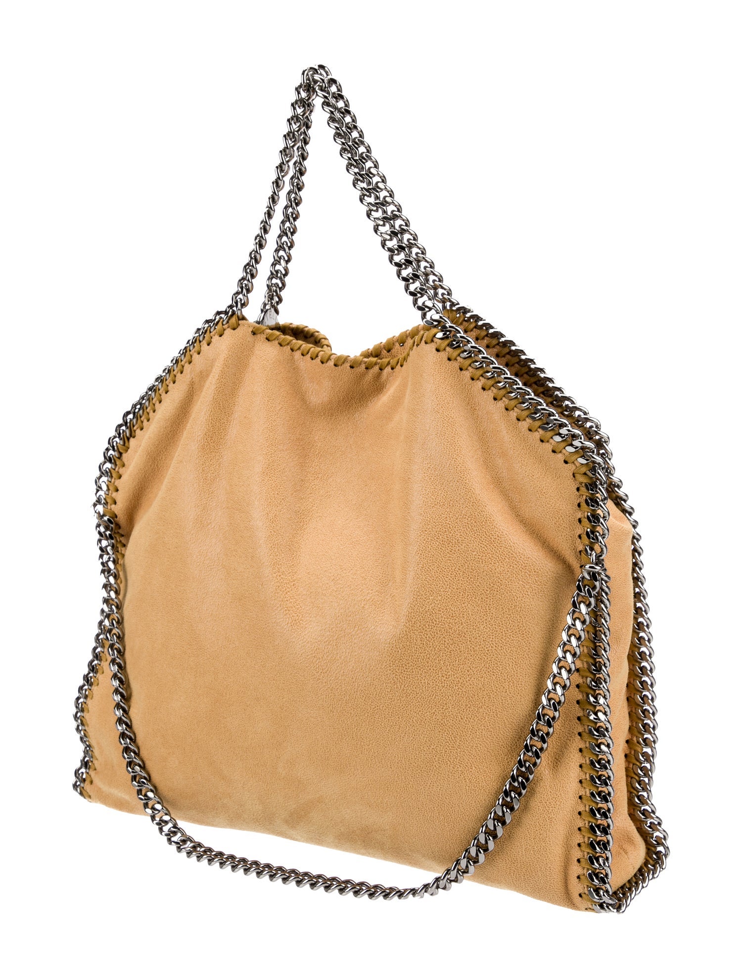 Stella McCartney Vegetarian Suede Shoulder Bag