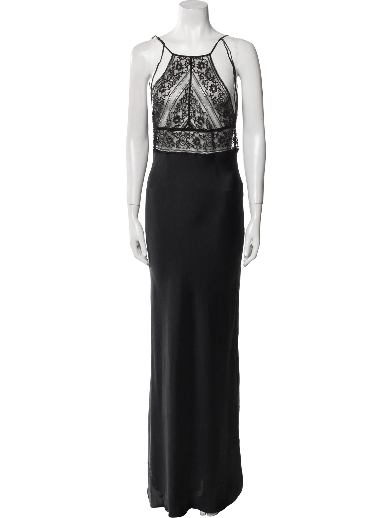 【送料&関税込】Stella McCartney Dress In Black Silk Stella McCartney Silk Long Dress - Black Dresses, Clothing