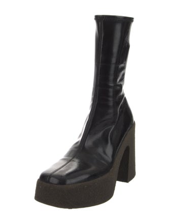 Stella McCartney Leather Sock Boots