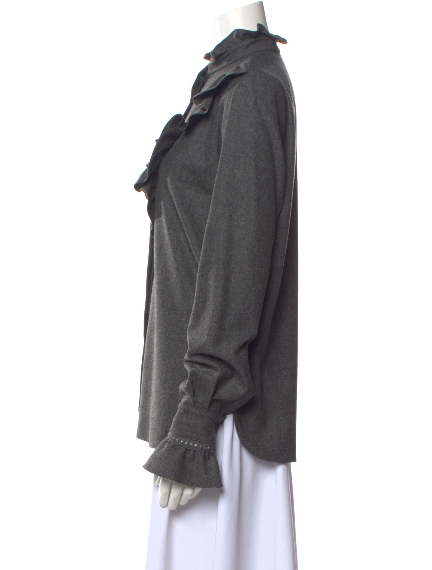 Stella McCartney Wool Mock Neck Sweatshirt