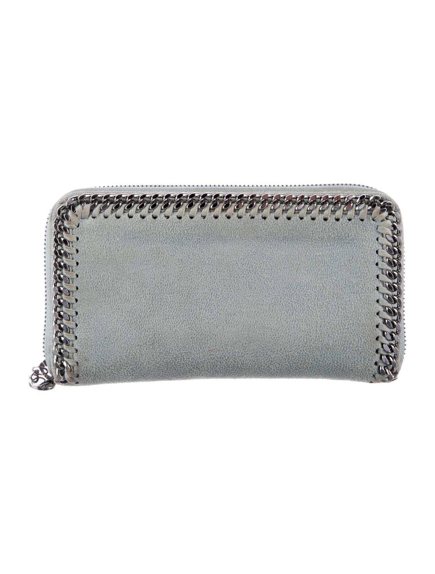 Stella McCartney Suede Continental Wallet