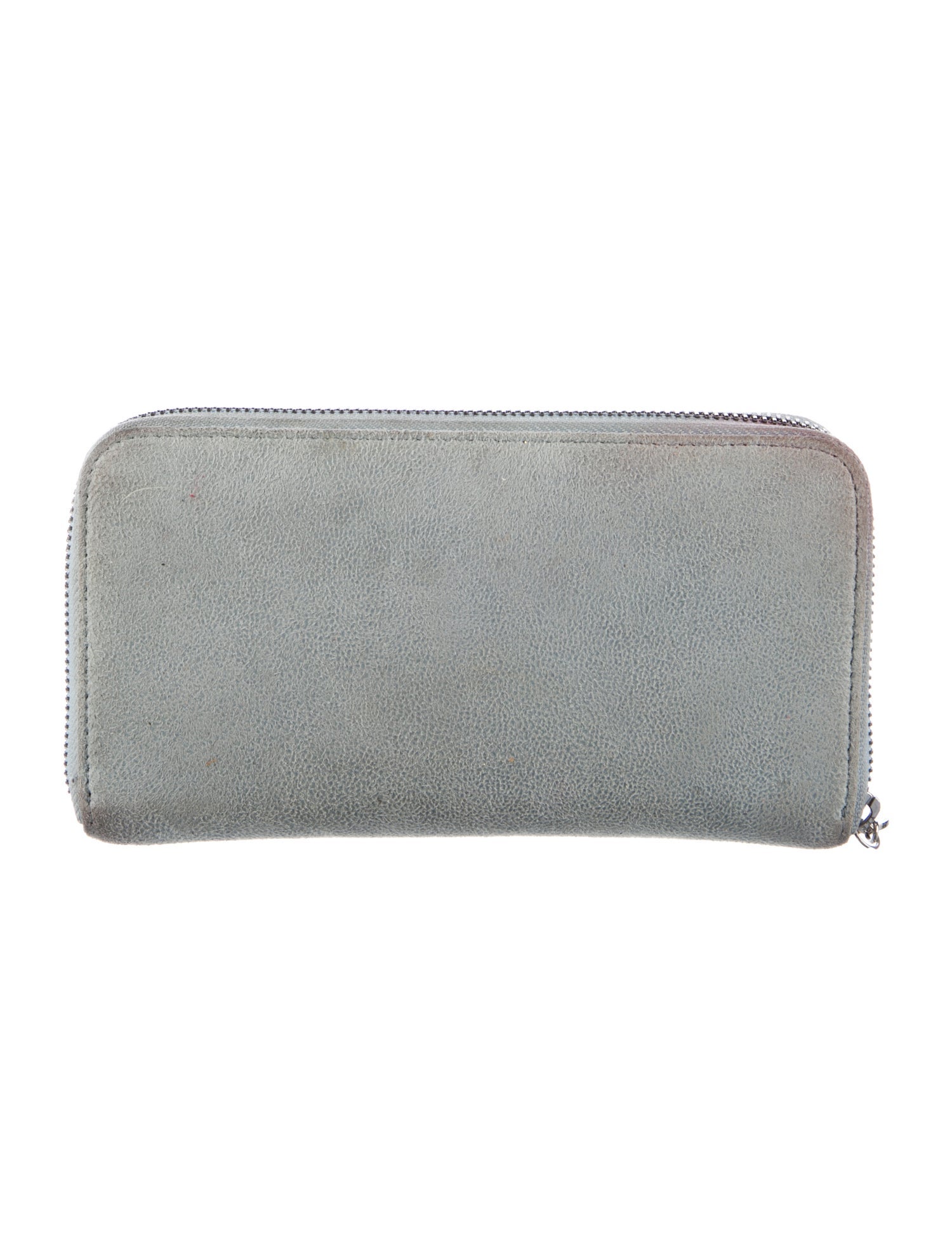 Stella McCartney Suede Continental Wallet