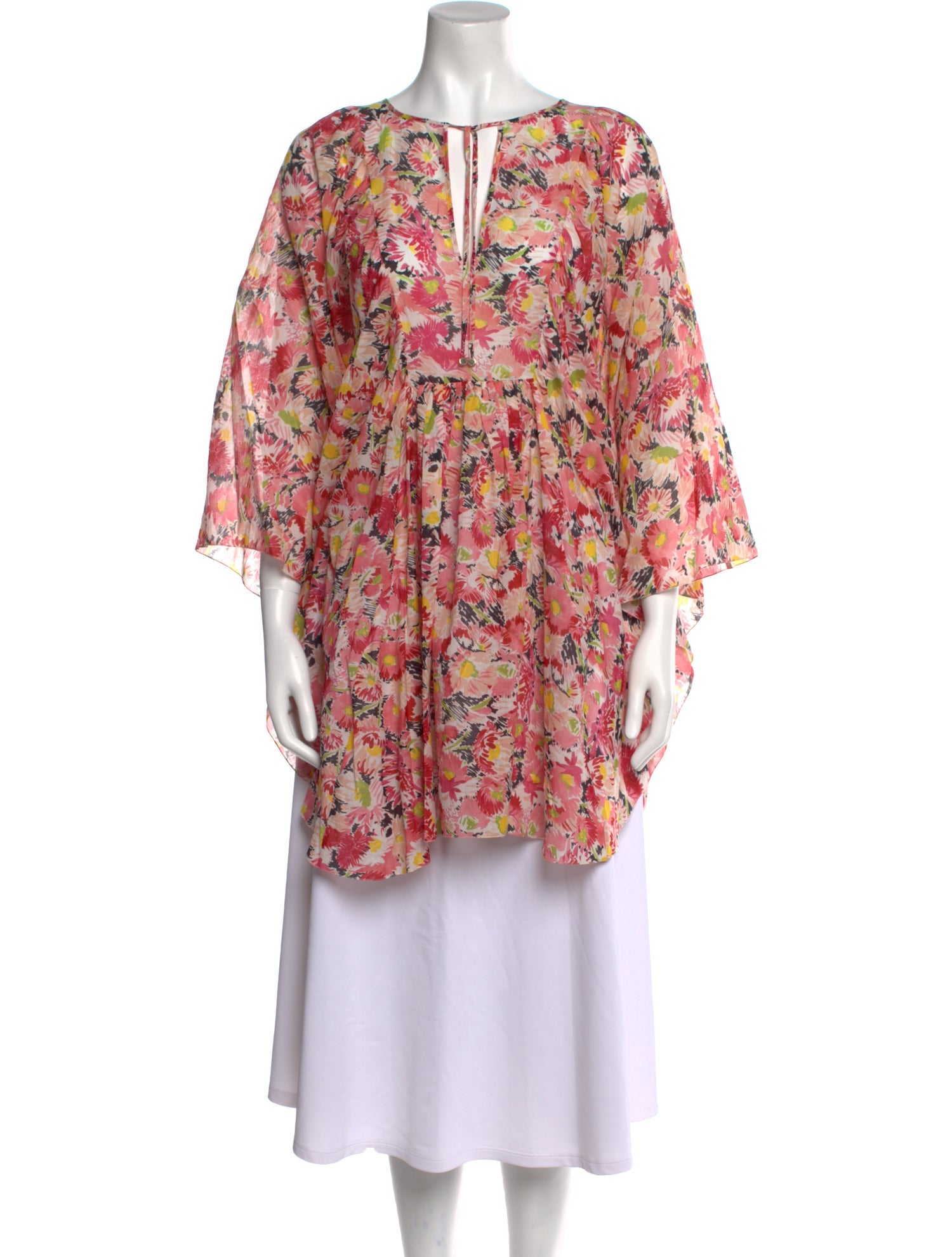 Stella McCartney Floral Print Bateau Neckline Tunic