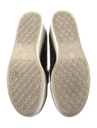 Stella McCartney Velvet Chain-Link Accents Loafers