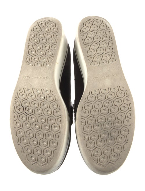 Stella McCartney Velvet Chain-Link Accents Loafers