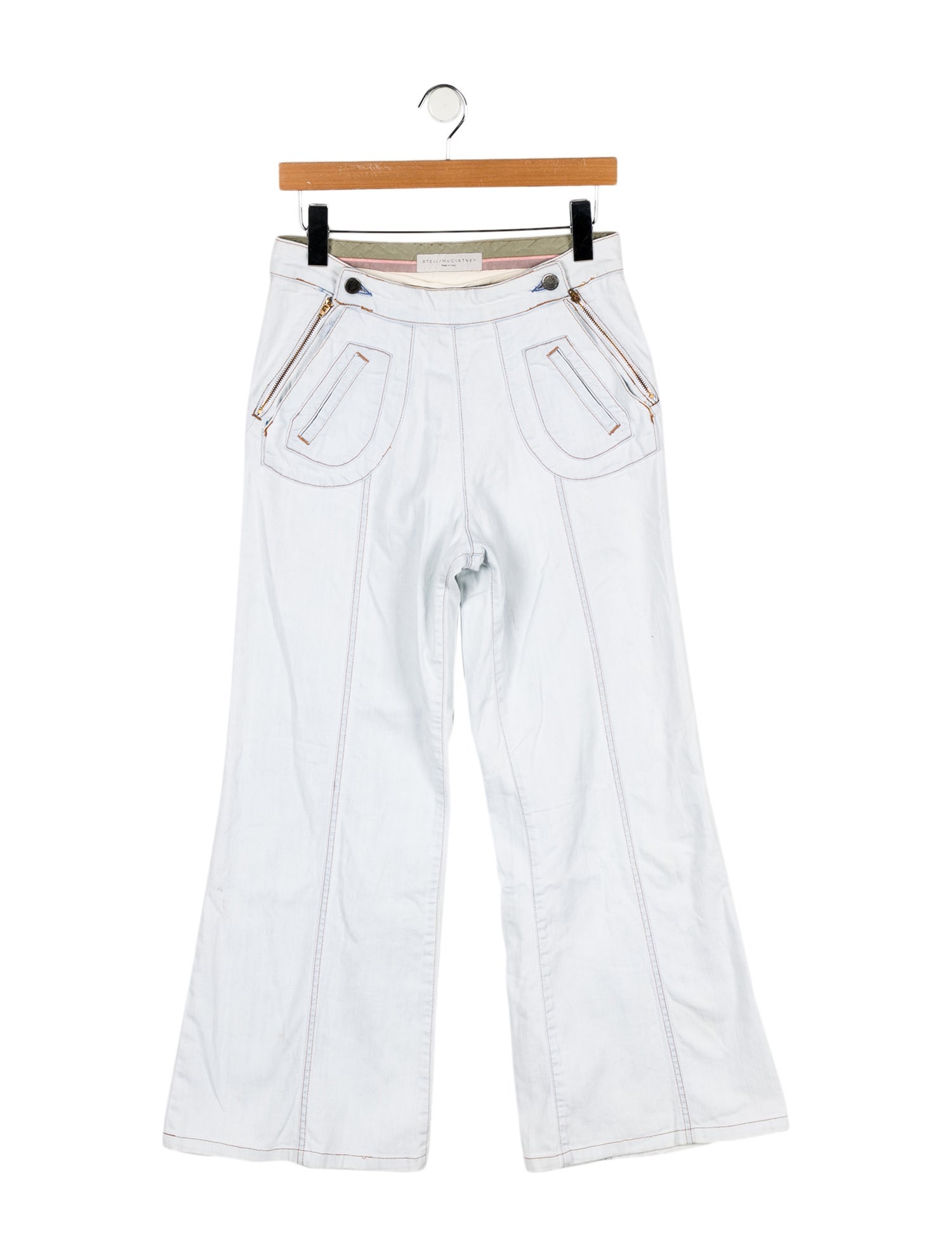 Stella McCartney High-Rise Wide Leg Jeans