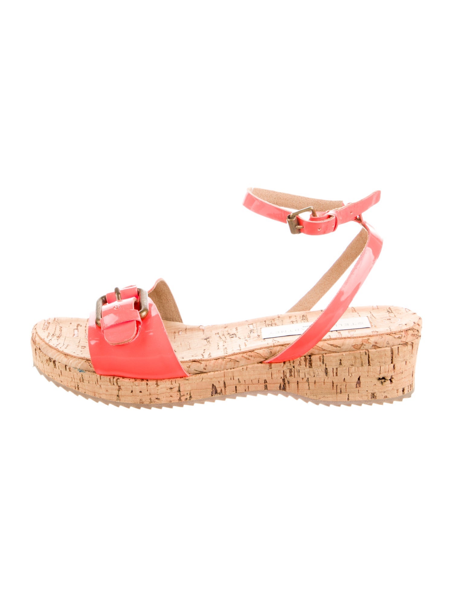 Stella McCartney Girls' Wedge Vegetarian leather Sandals