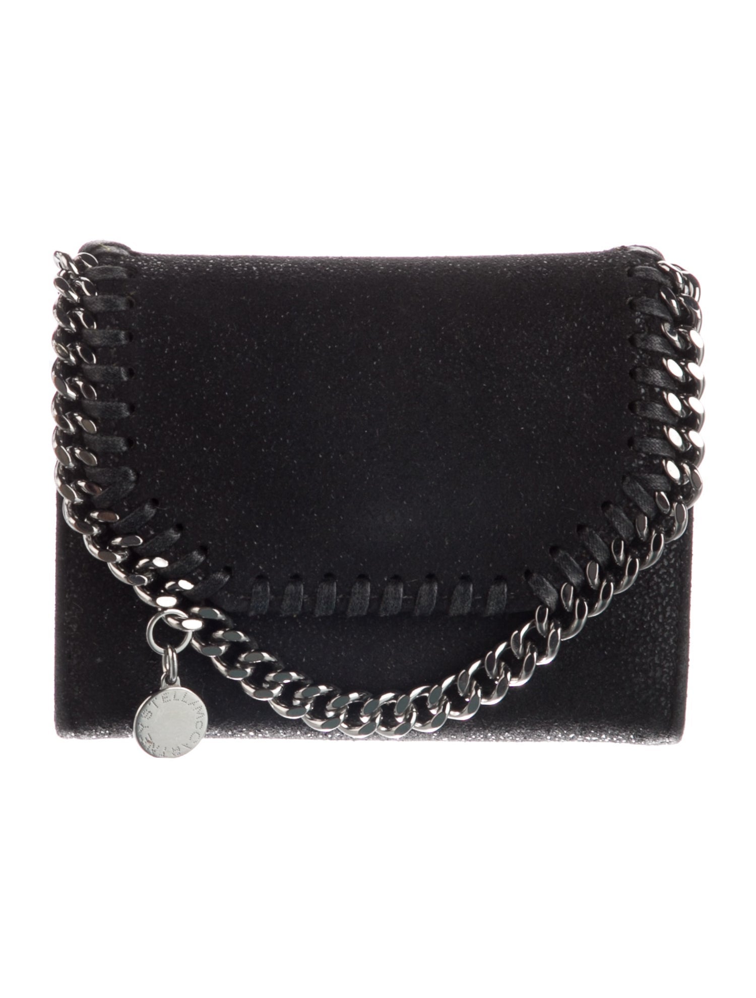 Stella McCartney 498833 Chain-Link Accent Wallet