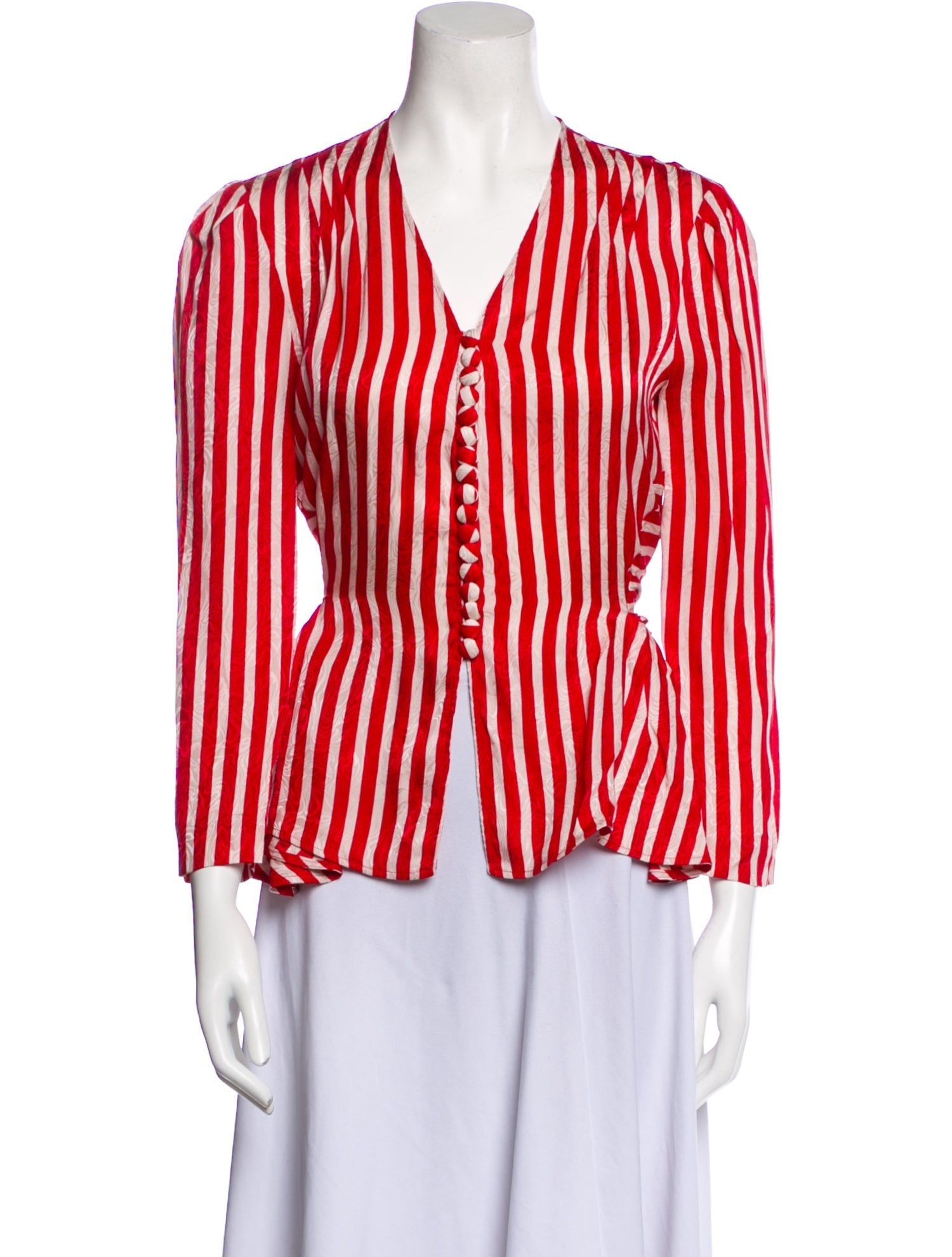 Stella McCartney Silk Striped Blouse