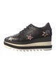 Stella McCartney Leather Animal Print Sneakers