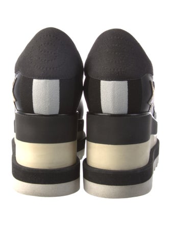 Stella McCartney Leather Animal Print Sneakers