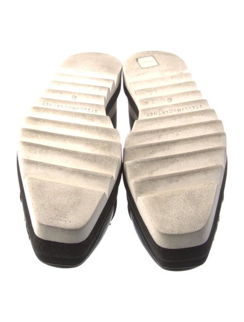 Stella McCartney Leather Animal Print Sneakers