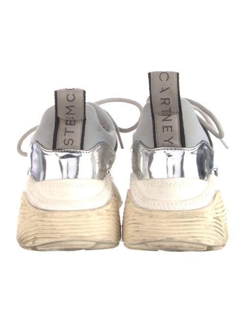 Stella McCartney Vegetarian Patent Leather Printed Chunky Sneakers