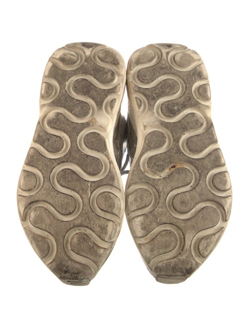 Stella McCartney Vegetarian Patent Leather Printed Chunky Sneakers