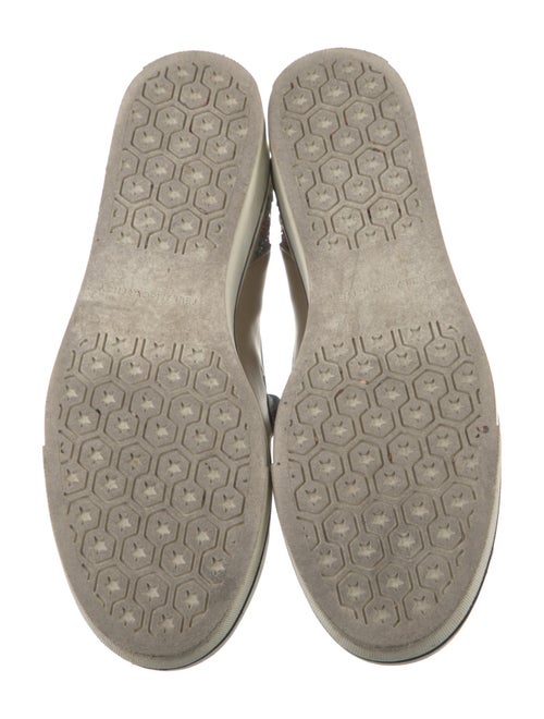 Stella McCartney Leather Printed Wedge Sneakers