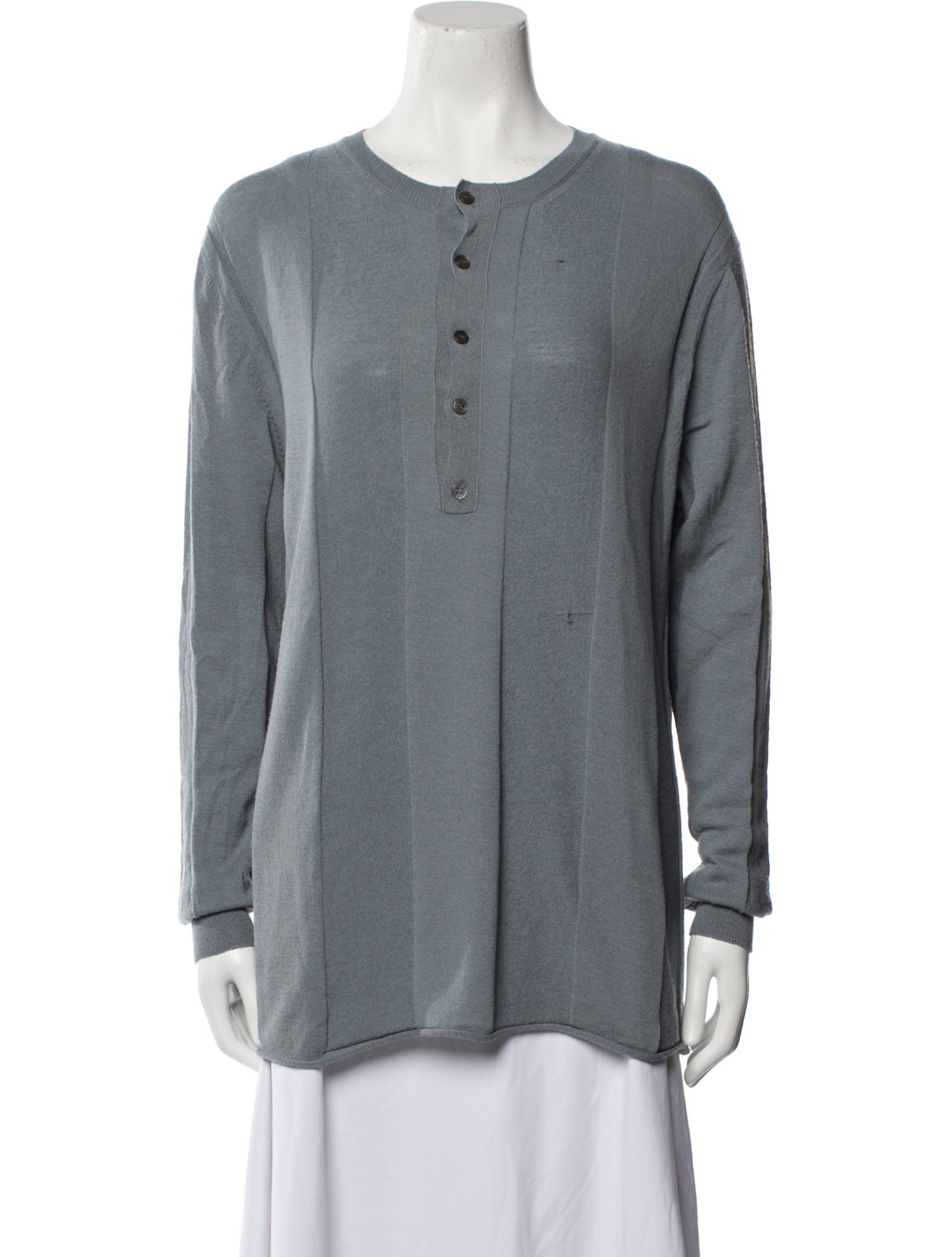 Stella McCartney Silk Crew Neck Sweater