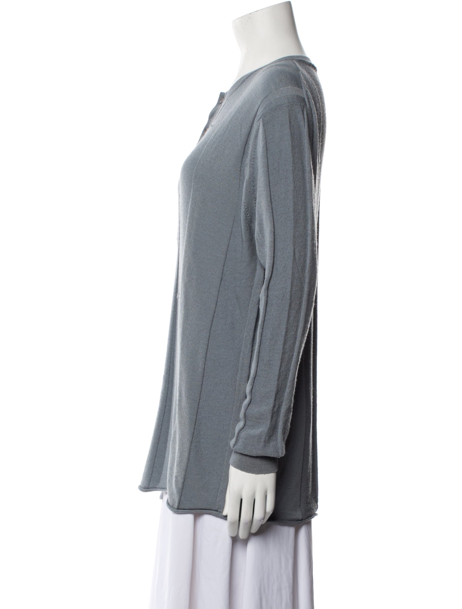 Stella McCartney Silk Crew Neck Sweater