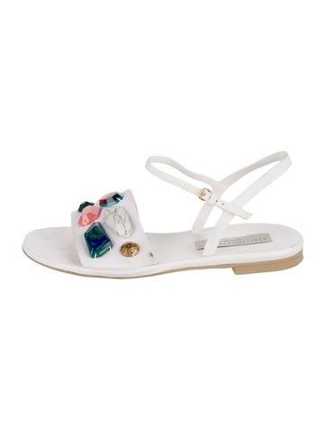 Stella McCartney Sandals Vegan Leather Slides IT 38.5 | 8.5