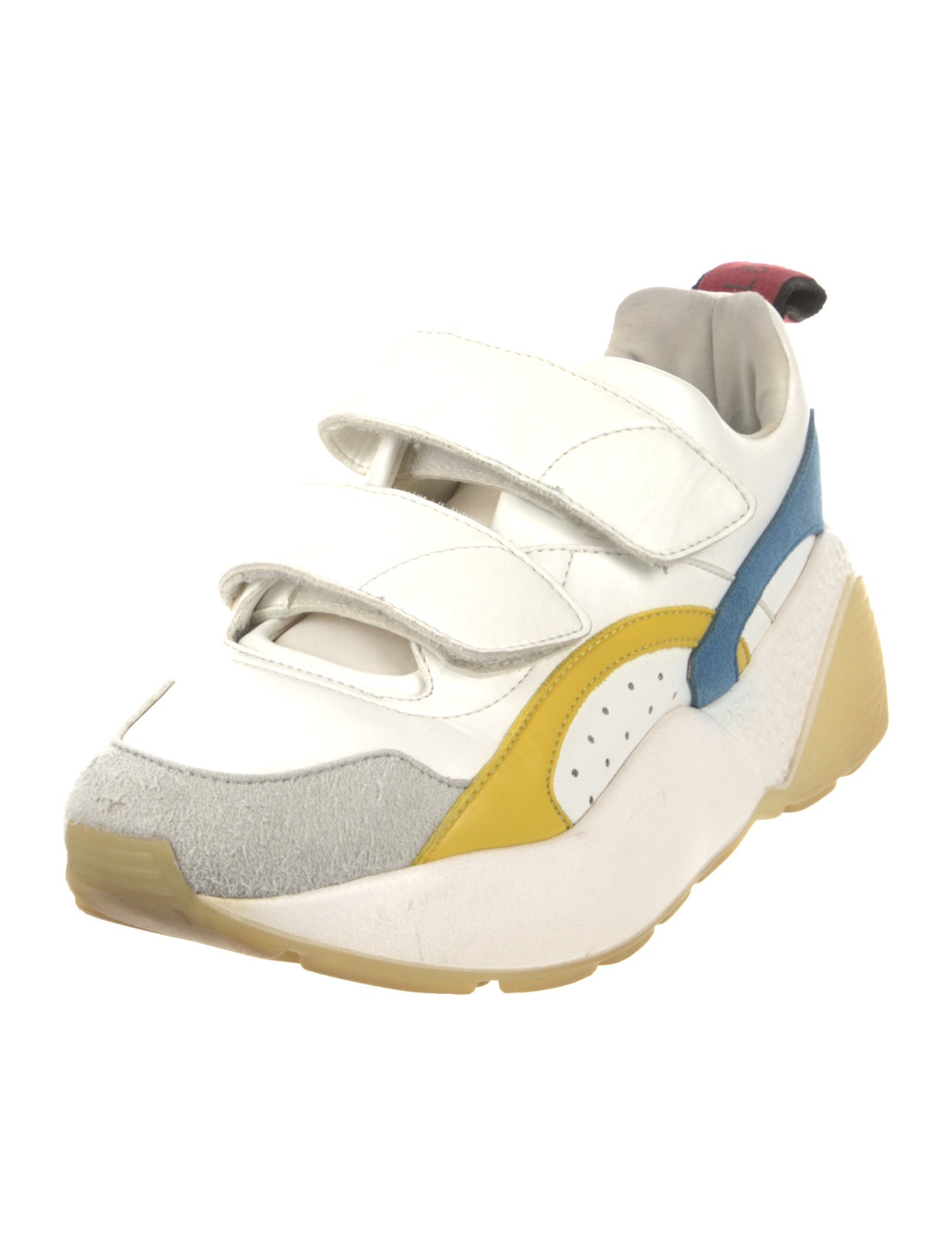 Stella McCartney Leather Printed Chunky Sneakers