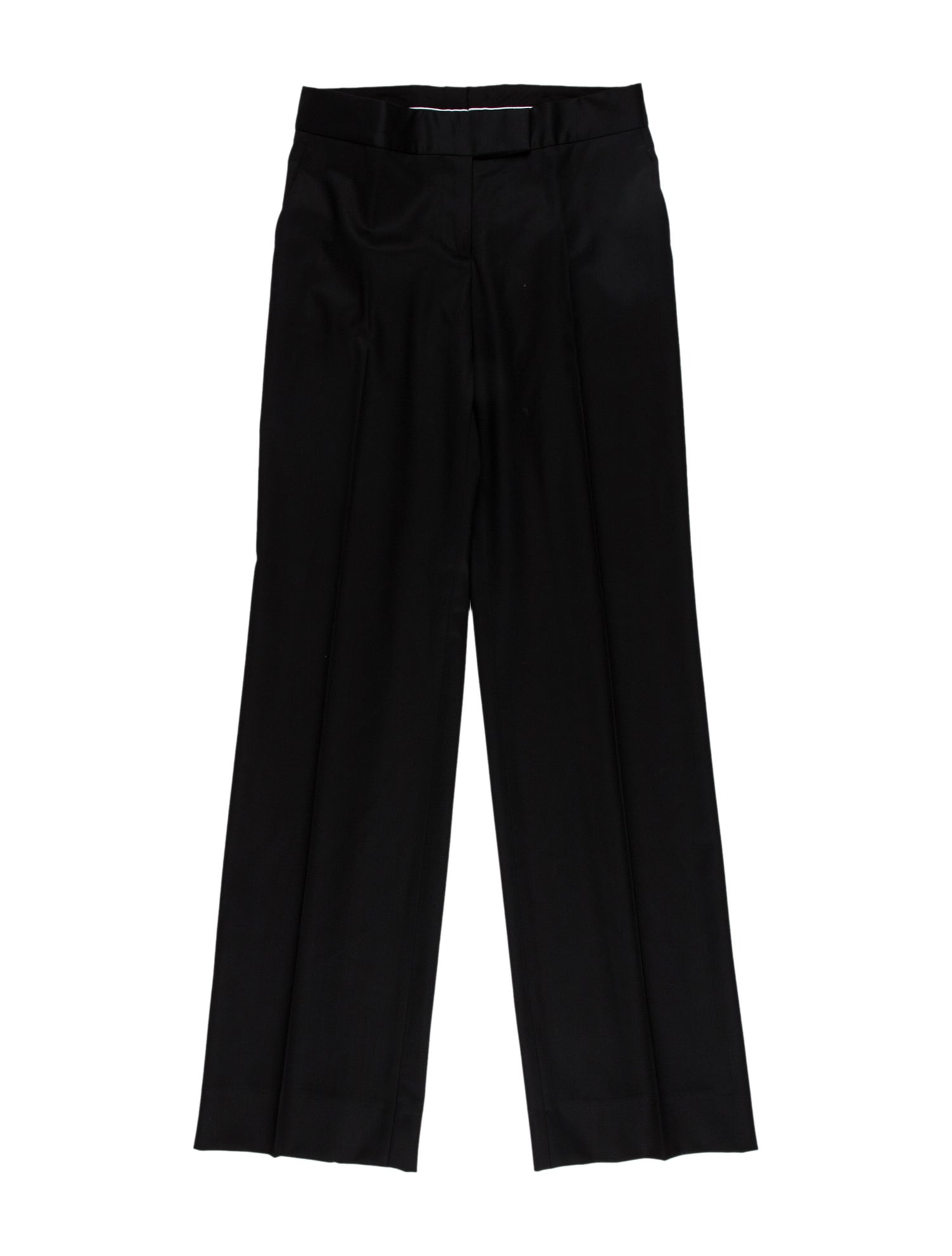 Stella McCartney Wool Wide Leg Pants - Blue, 8.25