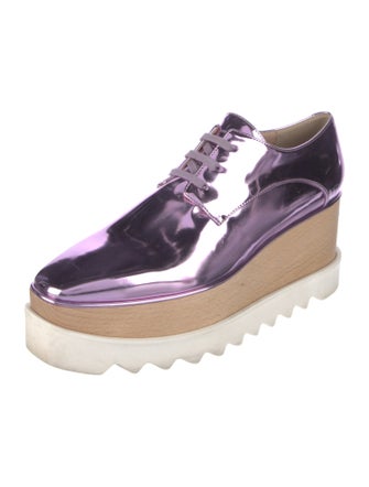 Stella McCartney Patent Leather T-Strap Pumps