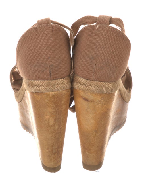 Stella McCartney Canvas Mesh Accents D'Orsay Pumps