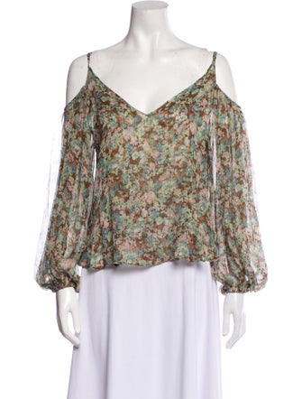 Stella McCartney Silk Floral Print Blouse