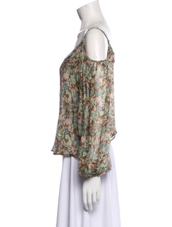 Stella McCartney Silk Floral Print Blouse