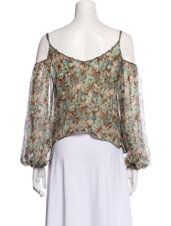 Stella McCartney Silk Floral Print Blouse
