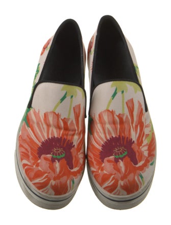 Stella McCartney Canvas Floral Print Mules
