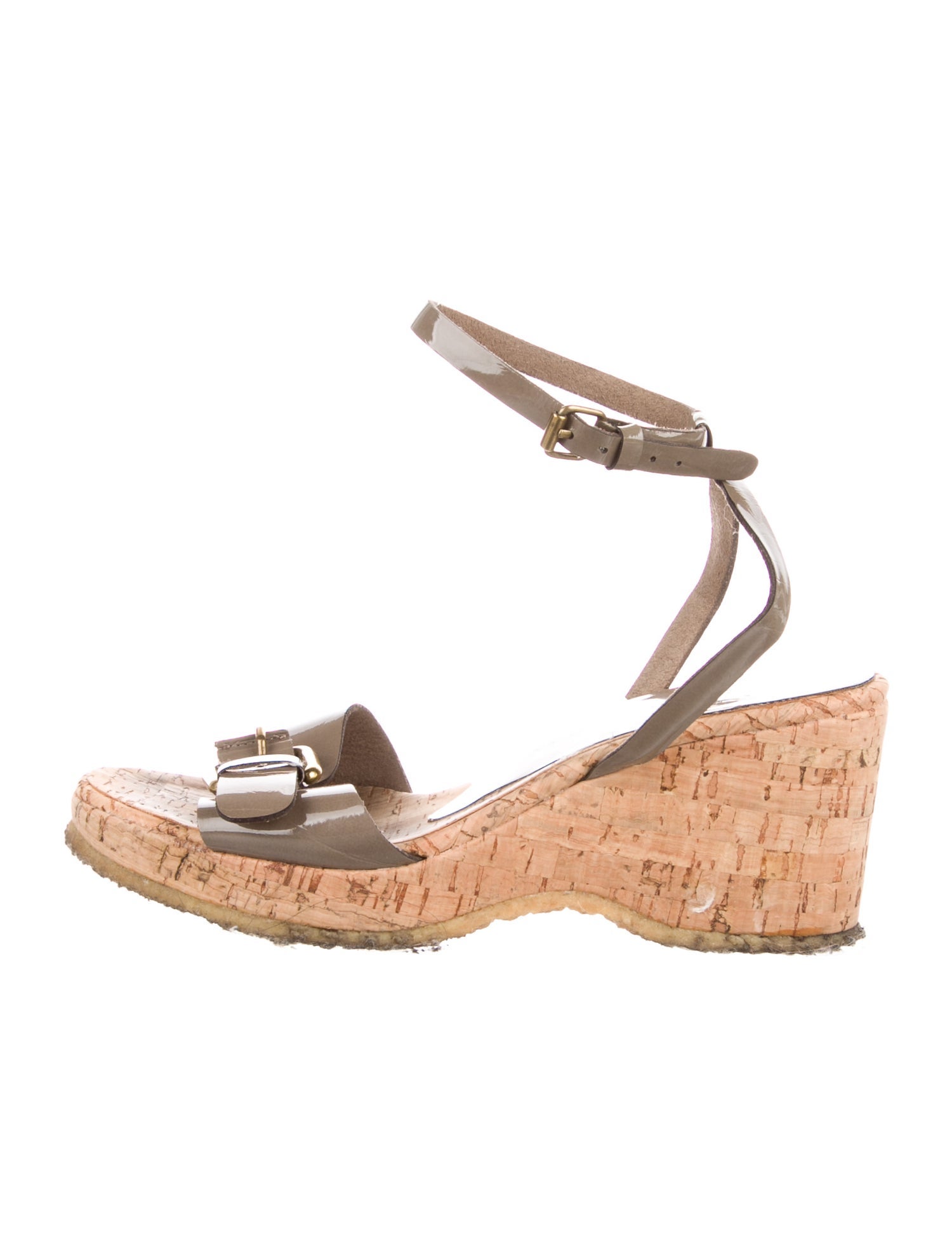 Stella McCartney Vegetarian Patent Leather Sandals