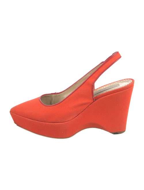 Stella McCartney Canvas Slingback Pumps