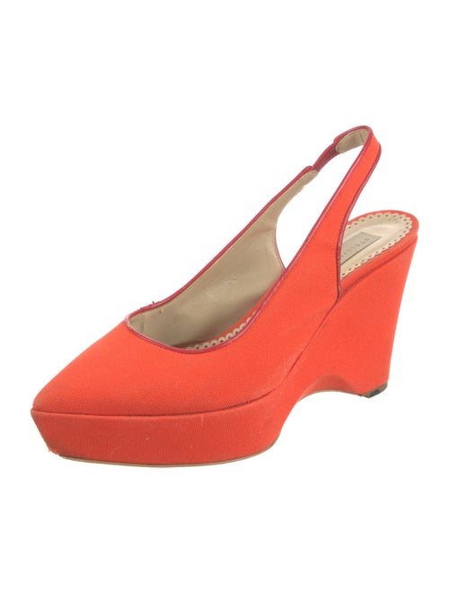 Stella McCartney Canvas Slingback Pumps