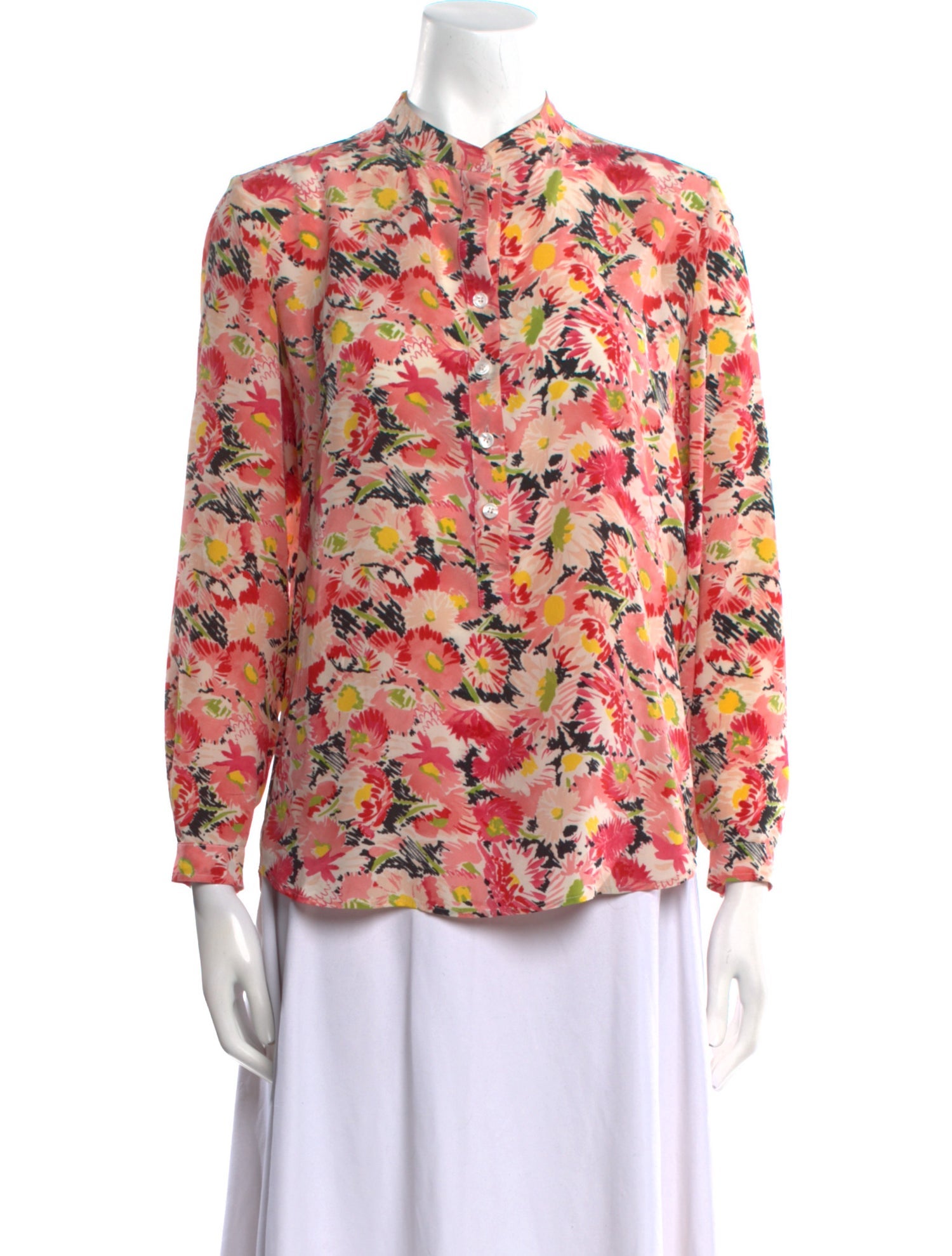 Stella McCartney Silk Floral Print Blouse