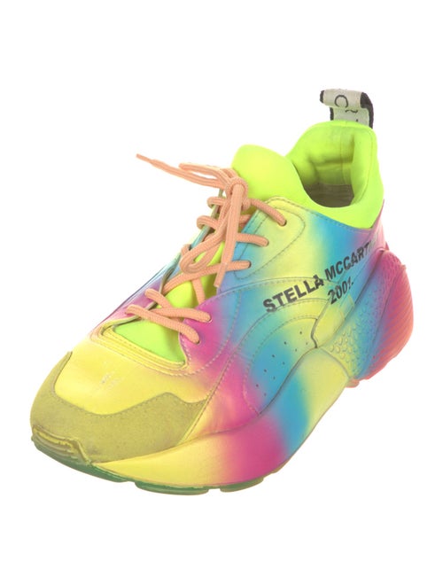 Stella McCartney Leather Printed Chunky Sneakers