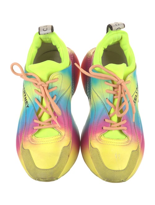 Stella McCartney Leather Printed Chunky Sneakers