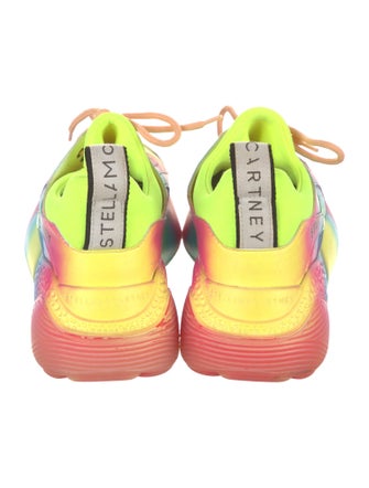 Stella McCartney Leather Printed Chunky Sneakers