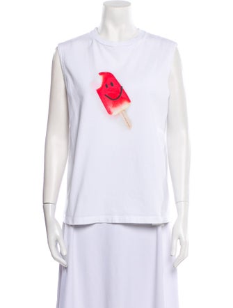 Stella McCartney Graphic Print Crew Neck T-Shirt