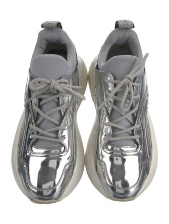 Stella McCartney Vegetarian Patent Leather Printed Chunky Sneakers