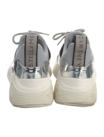 Stella McCartney Vegetarian Patent Leather Printed Chunky Sneakers