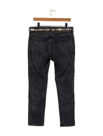 Stella McCartney Mid-Rise Straight Leg Jeans