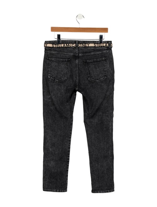 Stella McCartney Mid-Rise Straight Leg Jeans