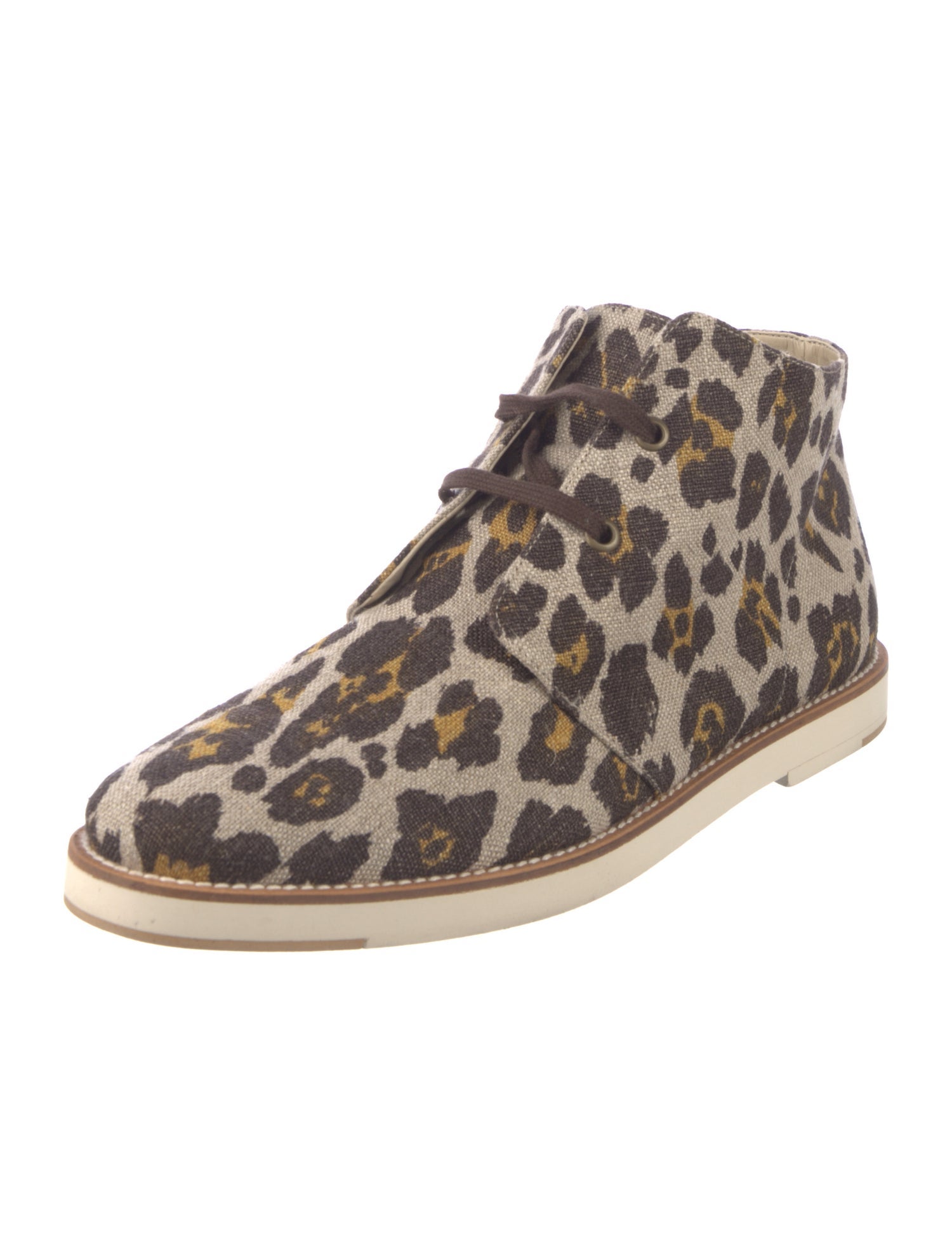 Stella McCartney Canvas Animal Print Sneakers